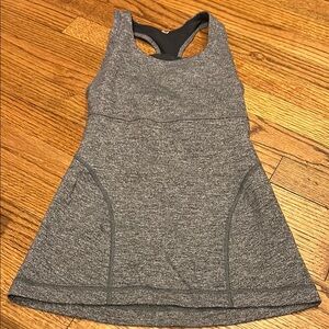 Lululemon Gray Racerback Tank Top